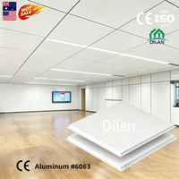 Plaques de plafond en alliage d'aluminium perforé blanc modernes, insonorisantes et ignifuges, avec garantie de 5 ans