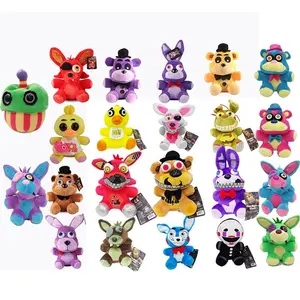 DL5413 CPC Plush Fnaf Cinco noites no Freddy Nightmare Freddy Bonnie Urso Foxy Springtrap FNAF Soft Stuffed Animals Brinquedo de pelúcia