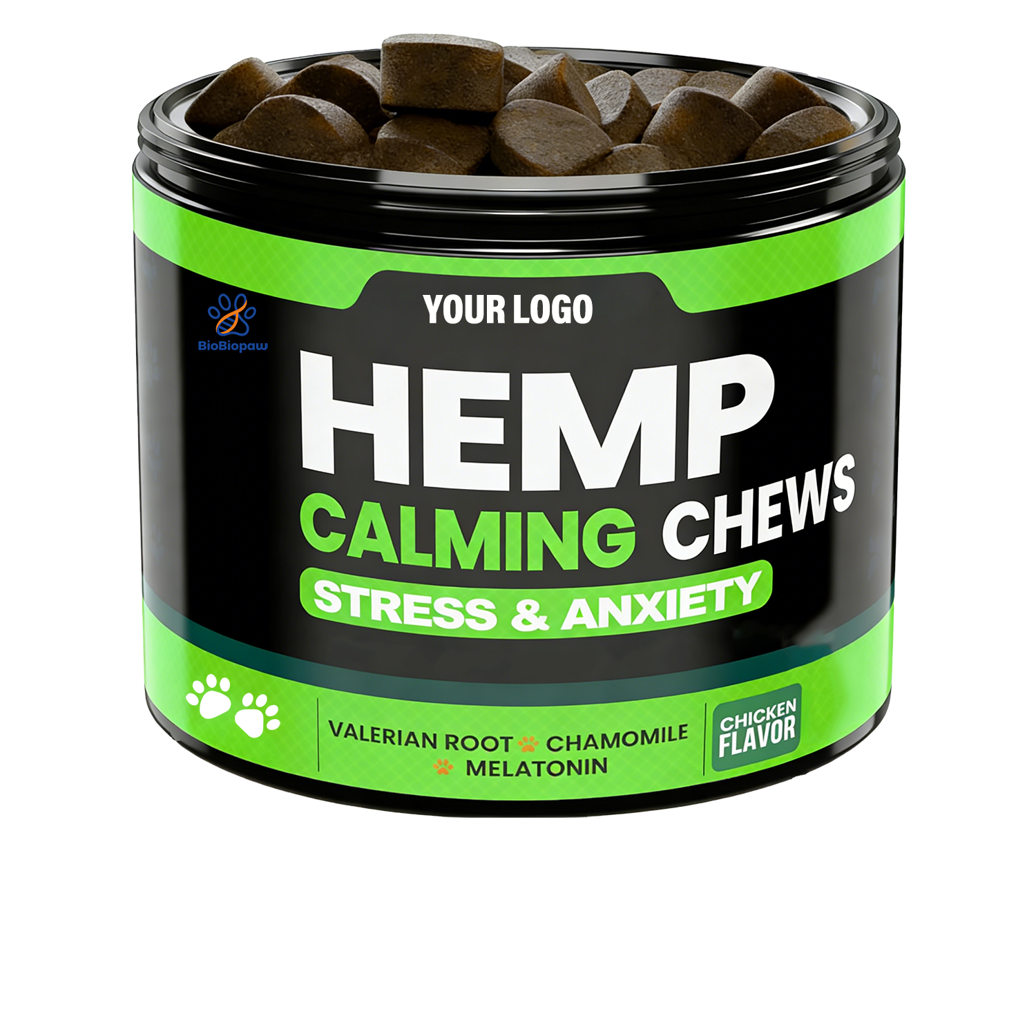 OEM/ODM Dog Calm Soft Chews, Advanced Dog Calming Hemp Supplement For Anxiety Stress Relief Pet Health Care Supplements