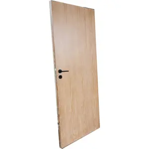 باب رئيسي حديث من الخشب الصلب البسيط من Kangton لعام 2024/آذان باب من خشب البلوط الصلب بنسبة 100%