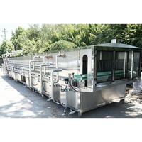 Pasteurisateur tunnel à capacité personnalisée, machine de stérilisation par pulvérisation d'eau chaude pour bouteilles en verre et canettes en aluminium de boissons