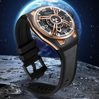Montres automatiques mécaniques de luxe pour hommes Bonest Gatti, design unique, date automatique, mode, BG5803