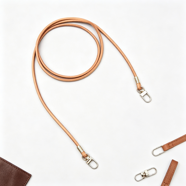 Genuine Cowhide Adjustable Waterproof Portable Luxury Crossbody Bag Strap Lanyard Rope Chain Phone Accessory