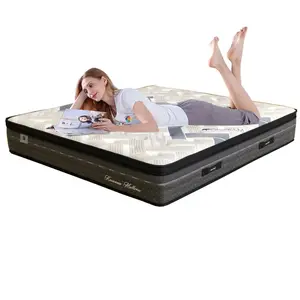 OEM Queen King Size Hybrid beste Rollt asche Kompresse Tasche Memory Foam Bett Pillow Top Latex Feder schwamm Matratze in einer Box
