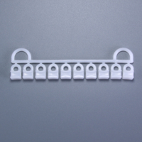 Glissière de rideau moderne en plastique pour rail en aluminium, accessoires pour stores romains et stores.