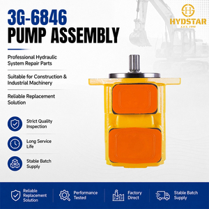 Pompe hydraulique à palettes robuste 3G-6846 6E-2929 7J-0587 9J-5047 9J-5048 adaptée aux équipements de construction <span class=keywords><strong>Caterpillar</strong></span> CAT - Product Image 2