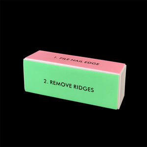 OEM ODM Sandpaper Strip Soft Square 4 Side Mini Manicure Rub Finger Salon Polish Sponge File Buffer Art Block <strong>Nail</strong> <strong>Tools</strong> Sanding - Product Image 4