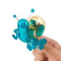 Mini robot escargot solaire non assemblé 2056, jouet STEM pour enfants, kit scientifique d'assemblage de robots à engrenages solaires pour enfants, cadeaux
