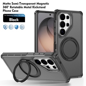 Funda Magnética Anticaídas para Teléfono <span class=keywords><strong>Samsung</strong></span> <span class=keywords><strong>Note</strong></span> <span class=keywords><strong>20</strong></span> <span class=keywords><strong>Ultra</strong></span>, Diseño de Armadura de Alta Calidad, Suave al Tacto, con Soporte Giratorio de 360 Grados - Product Image 5