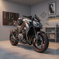 Moto sportive de course sur route Kawasaki Z1000 Gw200-b importée de Chine N19 400cc refroidie par eau >80km/h