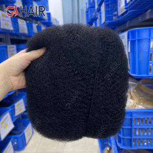 En gros Harmonie Brésilienne Vierge Remy Cheveux Afro Crépus Bouclés En Vrac Humain Tressage <span class=keywords><strong>Dreadlocks</strong></span> Crochet Tresse 8 "Extensions de Machine - Product Image 2