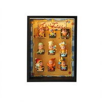 Boîte de rangement et de présentation anti-poussière avec base magnétique pour figurines de blind box, DIY, moderne
