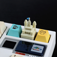 2025 MG Résine Blanc Château Artisan Keycaps À La Main ESC Keycap Modèle KC-88 Fabriqué en Chine Zhejiang pour Clavier Mécanique