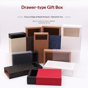 Scatola <span class=keywords><strong>Regalo</strong></span> Rettangolare Nera Personalizzata in Carta Kraft <span class=keywords><strong>e</strong></span> Pelle Bovina per Confezioni <span class=keywords><strong>di</strong></span> Tè ed Erbe, Realizzata su Ordinazione - Product Image 3