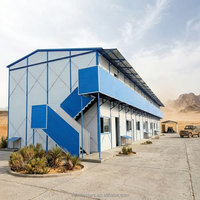 Ufficio Modulare Prefabbricato Smontabile, Design Moderno, Dimensioni Personalizzabili, Edificio Temporaneo a Piano Singolo