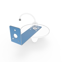 Antenne de plafond de type N mâle 800-2700 MHz 3 dBi, antenne omnidirectionnelle intérieure pour 2G 3G 4G 5G, câble de 0,3 m, antenne intérieure
