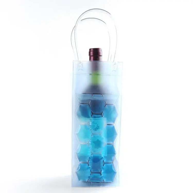 Outdoor portable gel ice pack beer wine bottle cooler