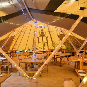 Fiesta India al aire libre Glamping Safari tienda <span class=keywords><strong>Tipi</strong></span> para la venta - Product Image 5