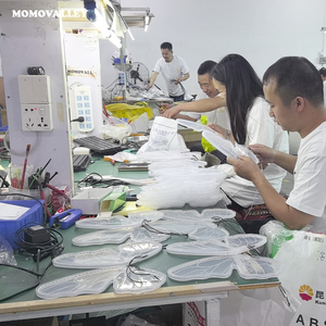 Décorations de Noël pour Halloween, éclairage extérieur 3D LED papillon déco en PVC ailes de festival paysage - Product Image 6