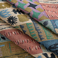 Nappe rectangulaire décorative, nappe à motifs artistiques en mosaïque, cadeau de déménagement pour café et restaurant