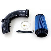 Kit de tuyaux d'admission d'air noirs pour Dodge 2007.5-2012 6.7L avec raccords de filtre à air