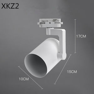 Appareil d'éclairage sur <span class=keywords><strong>rail</strong></span> réglable par30, kit de 2 pièces, prix d'usine en blanc peint sur <span class=keywords><strong>rail</strong></span> - Product Image 5