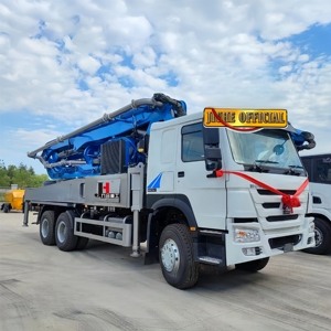Pompes à béton JIUHE personnalisées 30m 38m 52m 58m 62m 70m, camion à flèche à béton télécommandé, camion à béton, pompe à béton - Product Image 1