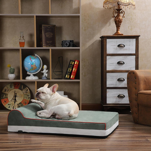 Chỉnh Hình Con Chó Giường Bộ Nhớ Bọt Con Chó Giường Sang Trọng Bộ Nhớ Bọt Vật Nuôi Con Chó Mèo Giường Chống Trượt Dưới <span class=keywords><strong>C</strong></span>ó Thể Giặt Bìa - Product Image 5