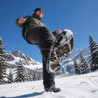 Crampons antidérapants en caoutchouc pour chaussures, crampons de neige extensibles pour bottes, SEHA21