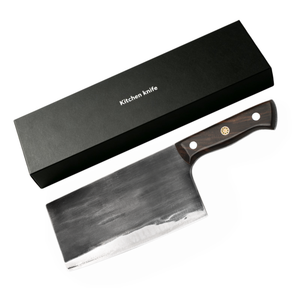 Couteau de cuisine 5cr15mov en acier inoxydable, couteau à hacher forgé à la main, couteau chinois avec manche en bois massif, 7,8 pouces, forgeage manuel - Product Image 5