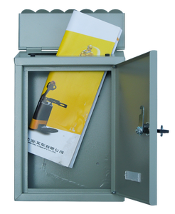 Vintage de seguridad con forma de Casa americano de metal fundido buzones montado en la pared de correo <span class=keywords><strong>postal</strong></span> carta caja - Product Image 2