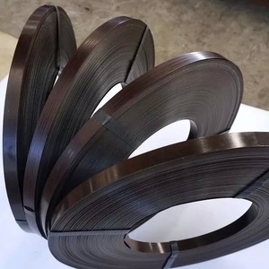 Bande d'acier peinte en noir haute résistance Q235b Q345 de 0,6 mm 0,8 mm pour emballage, 5/8 - Product Image 4