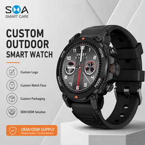 Fabrik-Großhandel Outdoor GPS Smartwatch 5ATM Wasserdicht AMOLED Anpassbares Logo Sport-Smartwatch mit <span class=keywords><strong>Bluetooth</strong></span>-Anruffunktion - Product Image 1