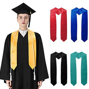 Corona <span class=keywords><strong>de</strong></span> Graduación Personalizada con Cordón para Hombro, Banda <span class=keywords><strong>de</strong></span> Honor para Ceremonia, Estola <span class=keywords><strong>de</strong></span> Satén para Estudiantes, Hombres y Mujeres - Product Image 2