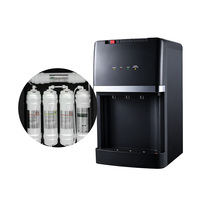 Distributeur d'eau de bureau avec système de filtration RO UF 5 étapes 75 GPD, purificateur d'eau électrique avec refroidissement et chauffage pour la maison, l'hôtel et le bureau