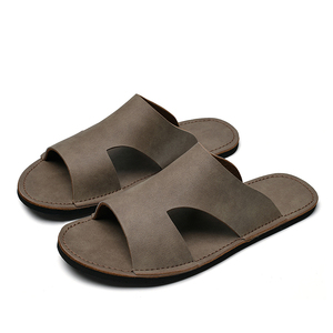 Sandalias Casuales de Verano para Hombre, Talla Grande, Parte Superior de PVC, Suela de EVA, Estilo Retro para Playa, Pantuflas - Product Image 4
