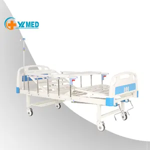 ABS tek ve çift çalkalayıcı manuel çok fonksiyonlu kaldırma hasta yatağı hastane tıbbi yatak