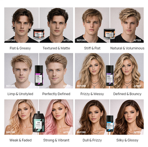 Pâte coiffante mate à tenue forte, légère et remodelable pour hommes et femmes, marque privée OEM - Product Image 5