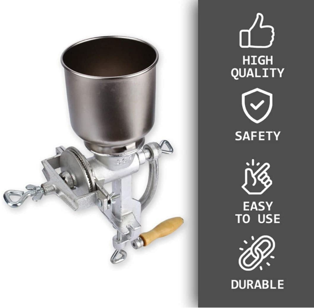 Portable Hand Crank Corn Grinder #500 Grain Grinder for Wheat Grinder or Use As a Nut Mill with Competitive Price
