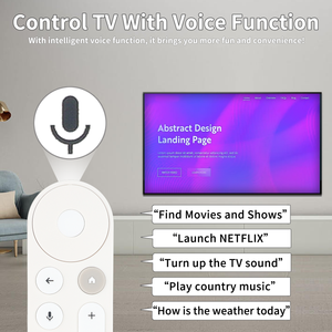 GY3LE pour télécommande de recherche vocale Google, pour Google TV Streamer 4K, <span class=keywords><strong>NON</strong></span> compatible avec Google Chromecast Snow - Product Image 3