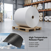 Service OEM/ODM – Papier de démoulage CCK double face enduit de silicone, 120 g/m², résistant à la graisse et à la chaleur, pour superposition de préimprégné en fibre de carbone