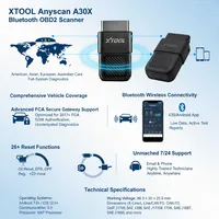 Herramienta de Diagnóstico para Autos XTOOL Anyscan A30X, Escáner Bidireccional OBD Bluetooth, Código DTC, Auto VIN, Más de 5000 Autos, Actualización Gratuita de por Vida