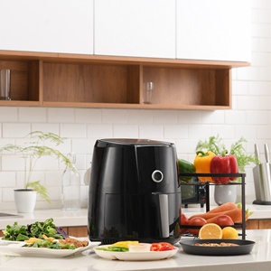 Home use Digitale Touchscreen Tief Luft Friteuse Ofen Öl Freies 1400W <span class=keywords><strong>3</strong></span>,<span class=keywords><strong>2</strong></span> L GS CE FDA ETL INMETRO Aufgeführt - Product Image 2