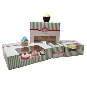 Caixa de Bolo Ecológica de Materiais Reciclados <span class=keywords><strong>8</strong></span> Polegadas Embalagem Descartável para Alimentos Acabamento Fosco Papelão Corrugado para Delivery de Comida - Product Image 6