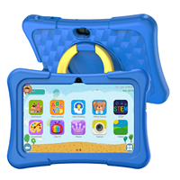 Tablet Anak 7 Inci Android 10 Tablet Edukasi untuk Anak-anak dengan Casing Tahan Banting dan Penyangga Kontrol Orang Tua WiFi