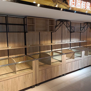 Rd Supermarket Shelves 4 Layer Solid Heavy Duty Bulk Snack Display Case For Dry Goods And Grains - Product Image 4