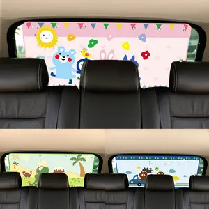 Car Sun Shade Proteção UV Dobrável Auto Janela Traseira Sombrinha Universal Viseira Da Janela Traseira