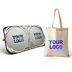 Wholesale Gift Logo Foldable Sunshade Heat <b>Insulation</b> Protection Front <b>Window</b> Cover for Car Dealer Promo Business - Product Image 1
