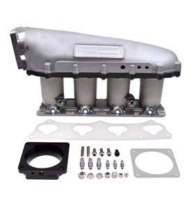 Полностью алюминиевый впускной коллектор с гоночным рисунком для Honda Civic Coupe SI RSX 2002-2005, серия K, K20A, K20A2, K20Z1, K24A1 - Product Image 3