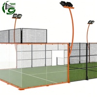 Cancha de Pádel Super Panorámica de Bajo Precio para Interiores y Exteriores, Fácil de Instalar y Mantener, OEM/ODM, Solución Integral